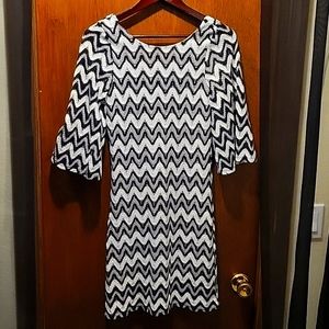 Vintage Ladies Dress Low Back